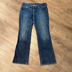 Eddie Bauer Classic Blue Women's Curvy Barfly Boot Jeans 10R